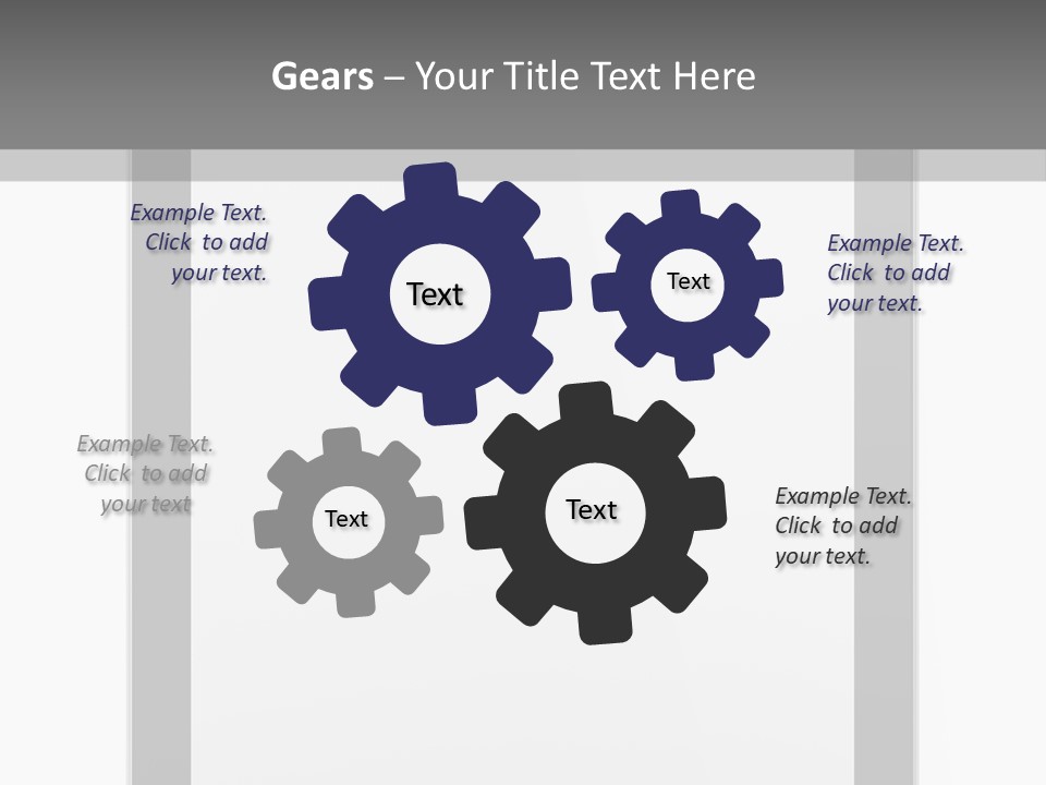Isolated Blank Communicator PowerPoint Template