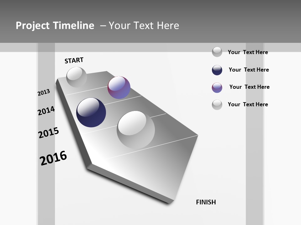 Isolated Blank Communicator PowerPoint Template