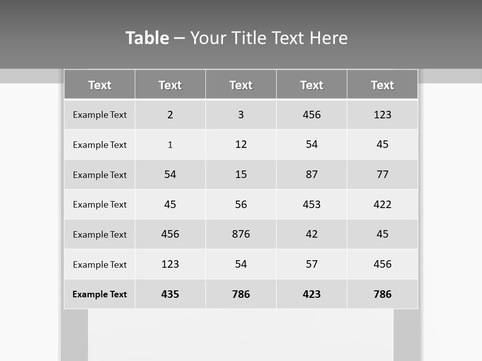 Isolated Blank Communicator PowerPoint Template