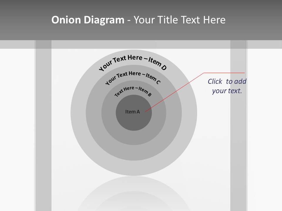 Isolated Blank Communicator PowerPoint Template