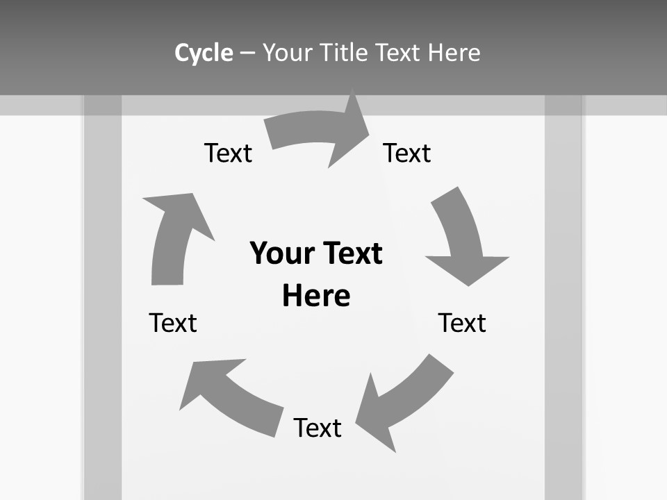 Isolated Blank Communicator PowerPoint Template