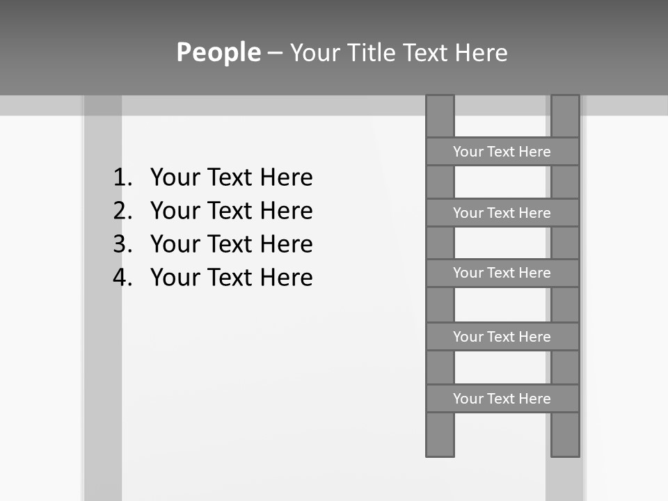 Isolated Blank Communicator PowerPoint Template