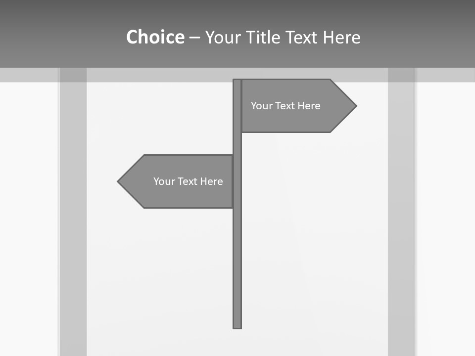 Isolated Blank Communicator PowerPoint Template
