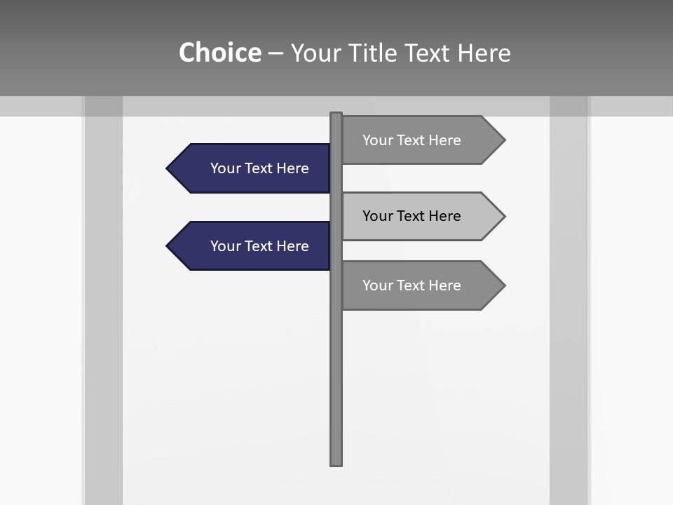 Isolated Blank Communicator PowerPoint Template