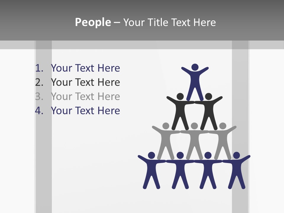 Isolated Blank Communicator PowerPoint Template