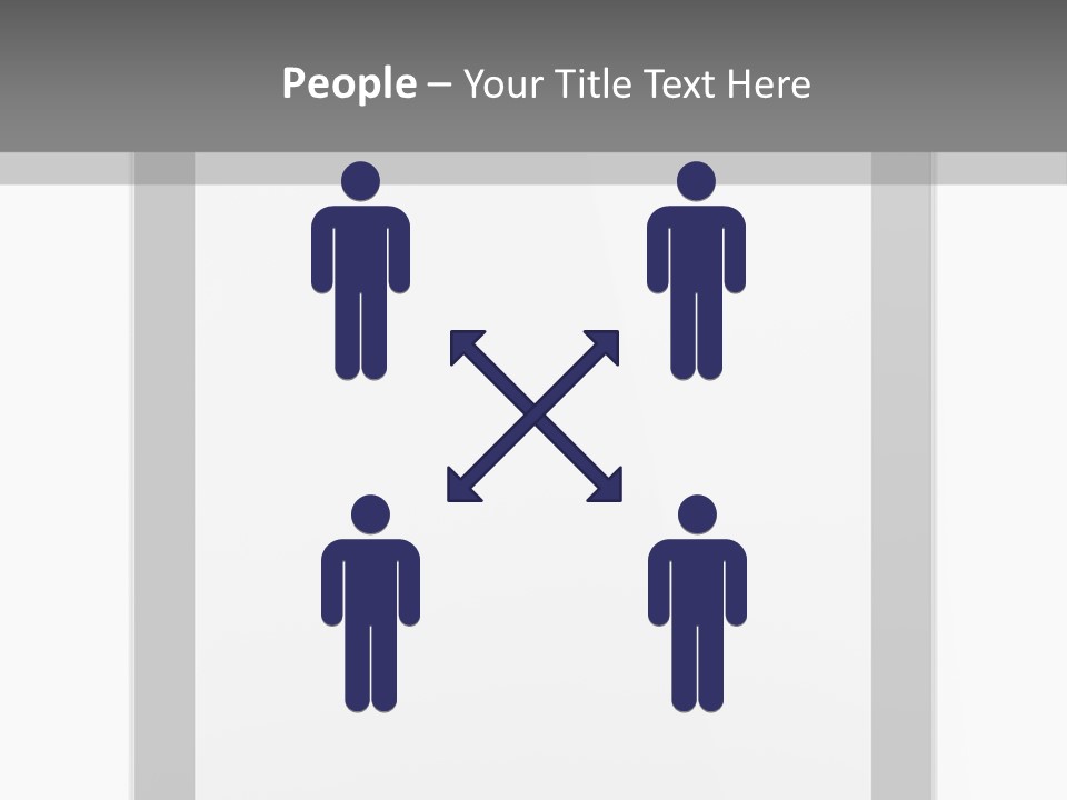 Isolated Blank Communicator PowerPoint Template