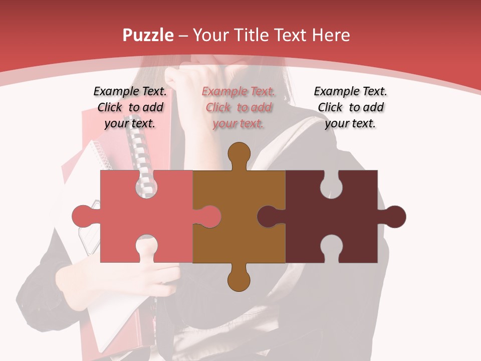 Female Young Beautiful PowerPoint Template