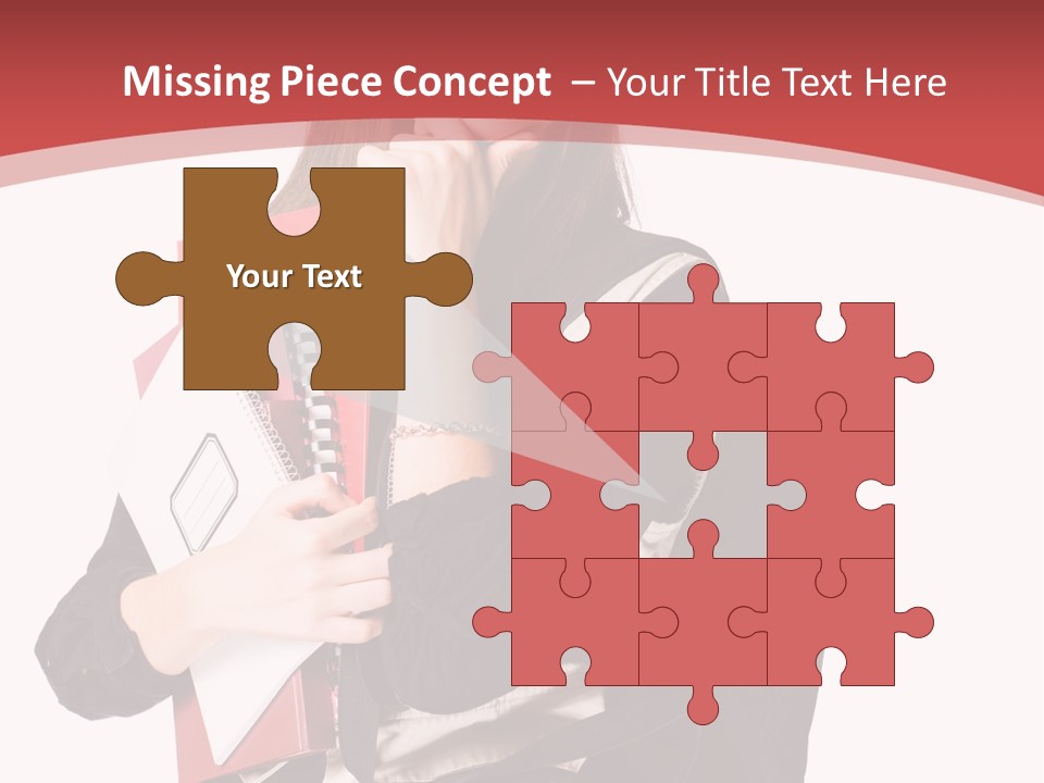 Female Young Beautiful PowerPoint Template