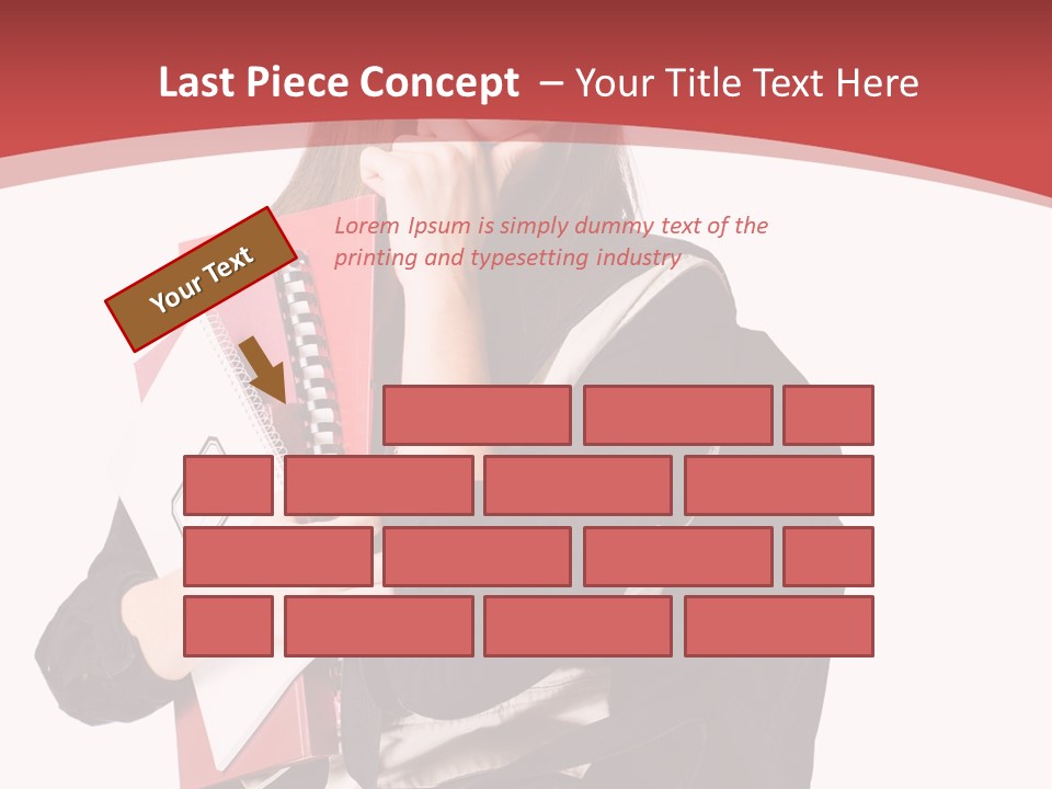 Female Young Beautiful PowerPoint Template