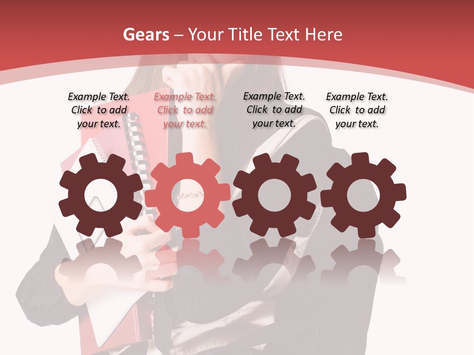 Female Young Beautiful PowerPoint Template