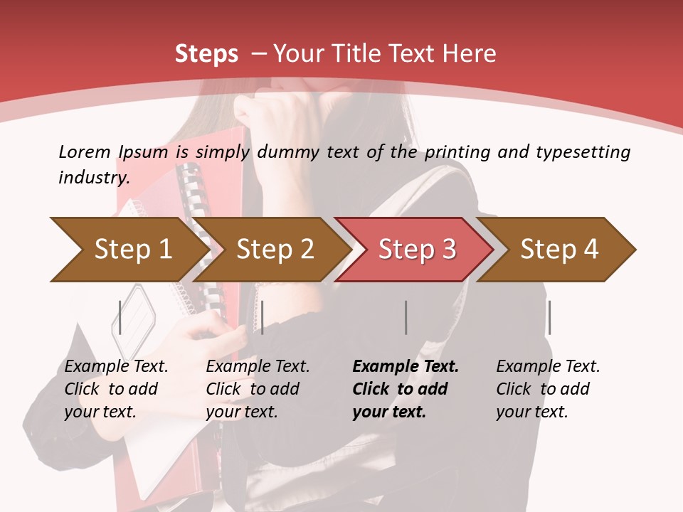 Female Young Beautiful PowerPoint Template