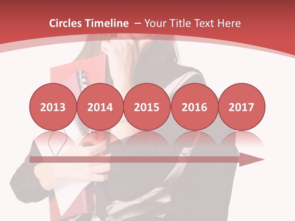 Female Young Beautiful PowerPoint Template