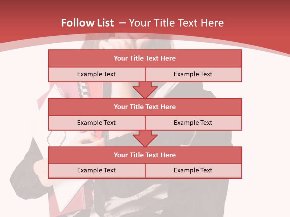 Female Young Beautiful PowerPoint Template