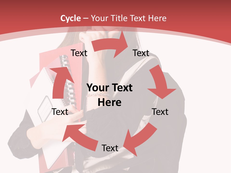 Female Young Beautiful PowerPoint Template