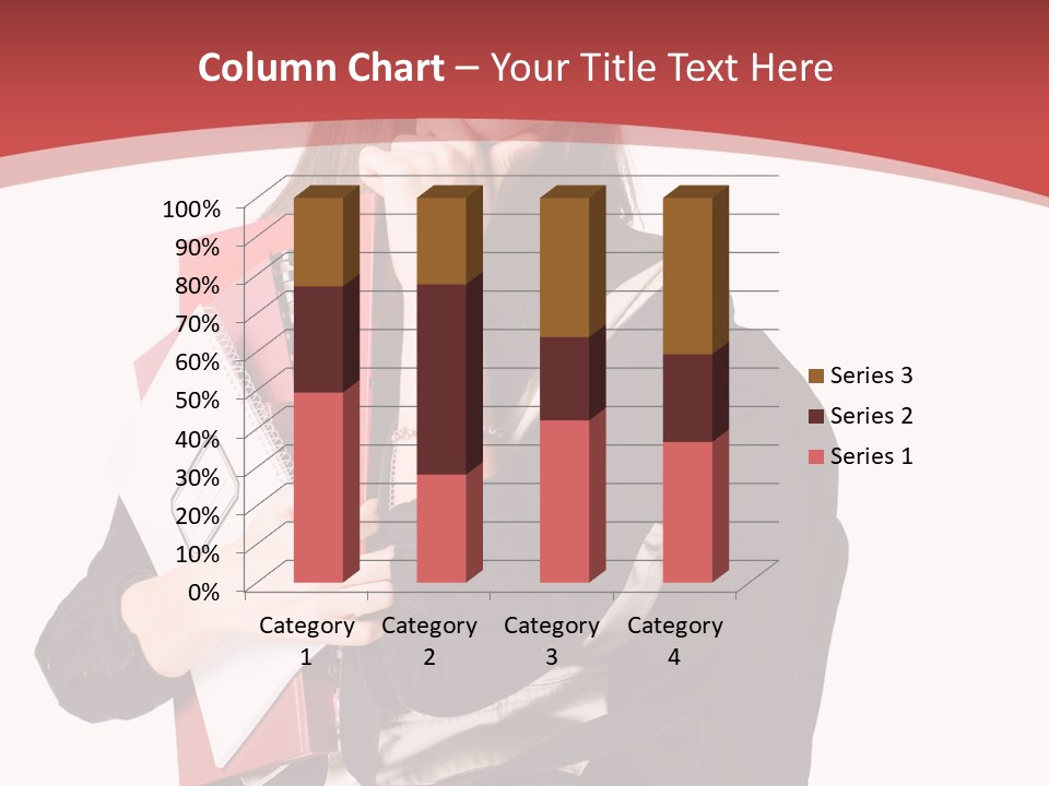 Female Young Beautiful PowerPoint Template