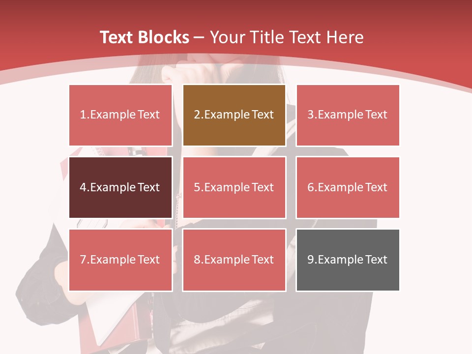 Female Young Beautiful PowerPoint Template