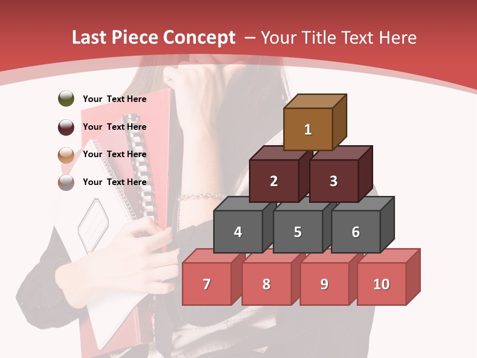 Female Young Beautiful PowerPoint Template