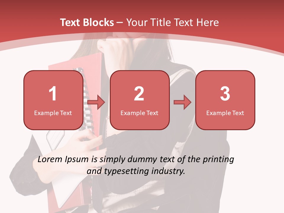 Female Young Beautiful PowerPoint Template