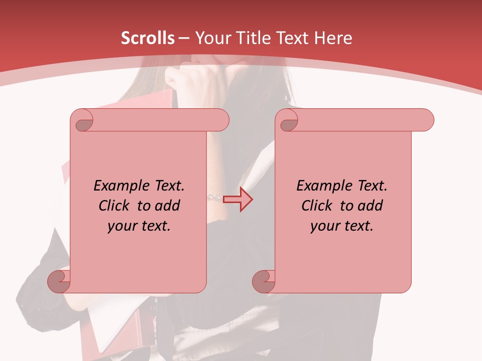 Female Young Beautiful PowerPoint Template