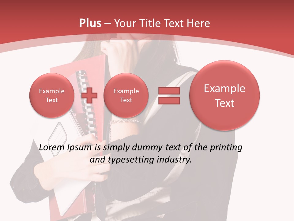 Female Young Beautiful PowerPoint Template