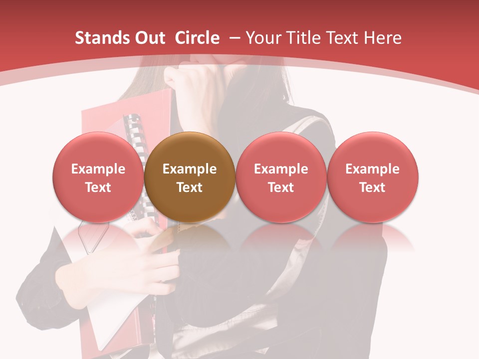 Female Young Beautiful PowerPoint Template