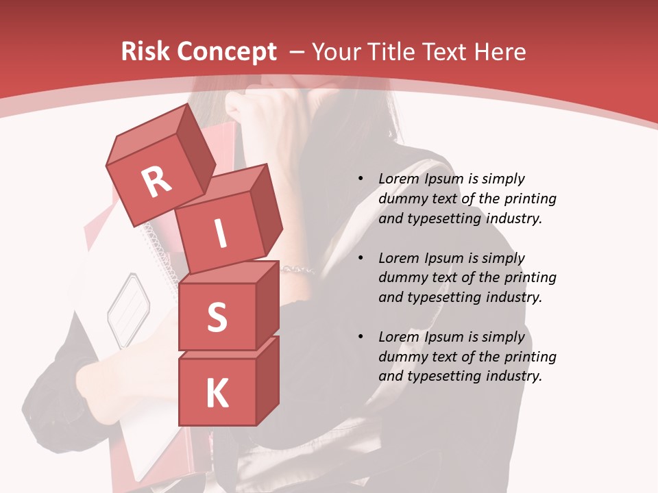 Female Young Beautiful PowerPoint Template