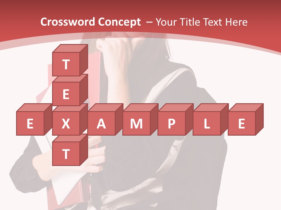 Female Young Beautiful PowerPoint Template