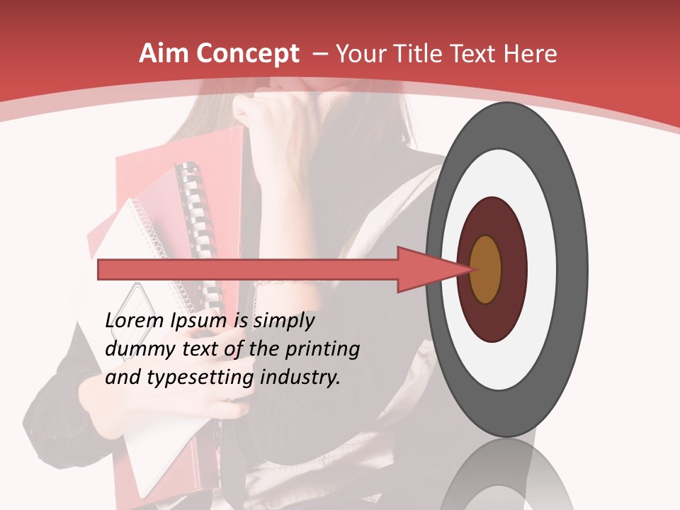 Female Young Beautiful PowerPoint Template