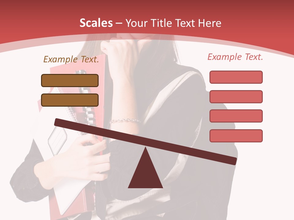 Female Young Beautiful PowerPoint Template