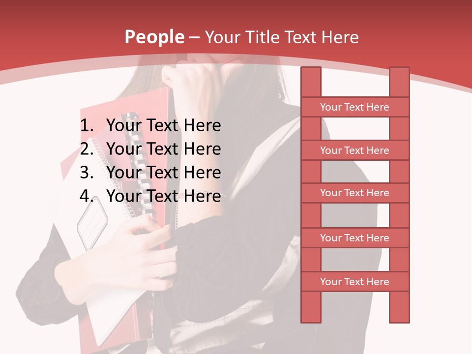 Female Young Beautiful PowerPoint Template