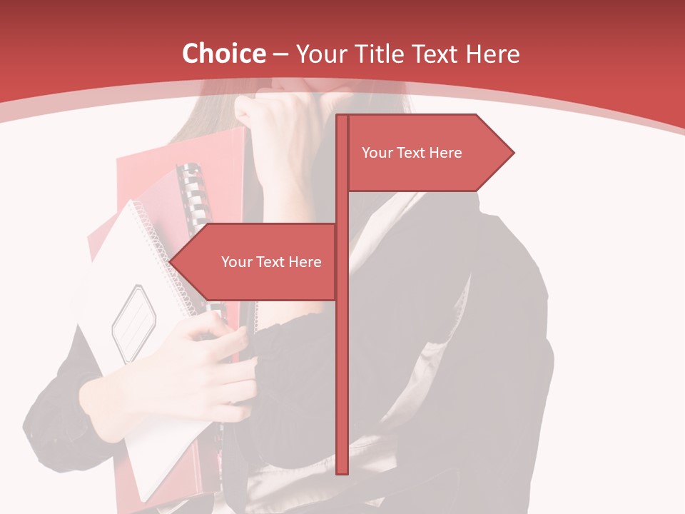 Female Young Beautiful PowerPoint Template