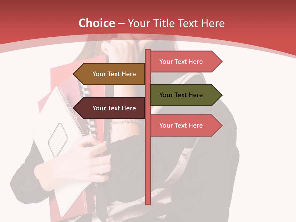 Female Young Beautiful PowerPoint Template