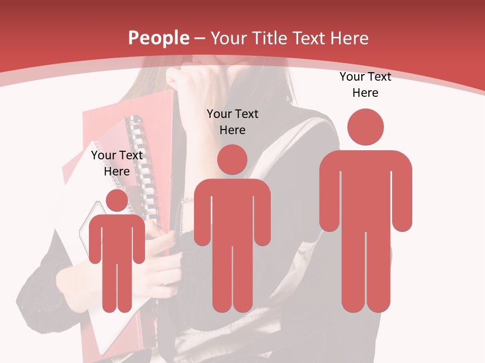 Female Young Beautiful PowerPoint Template