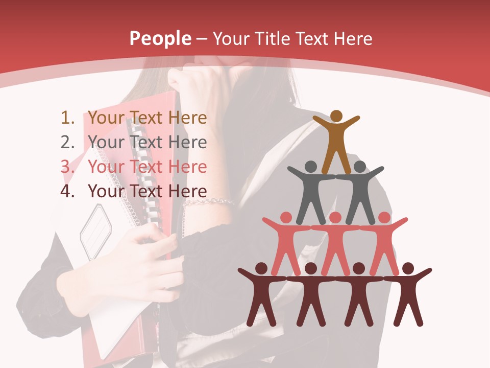 Female Young Beautiful PowerPoint Template