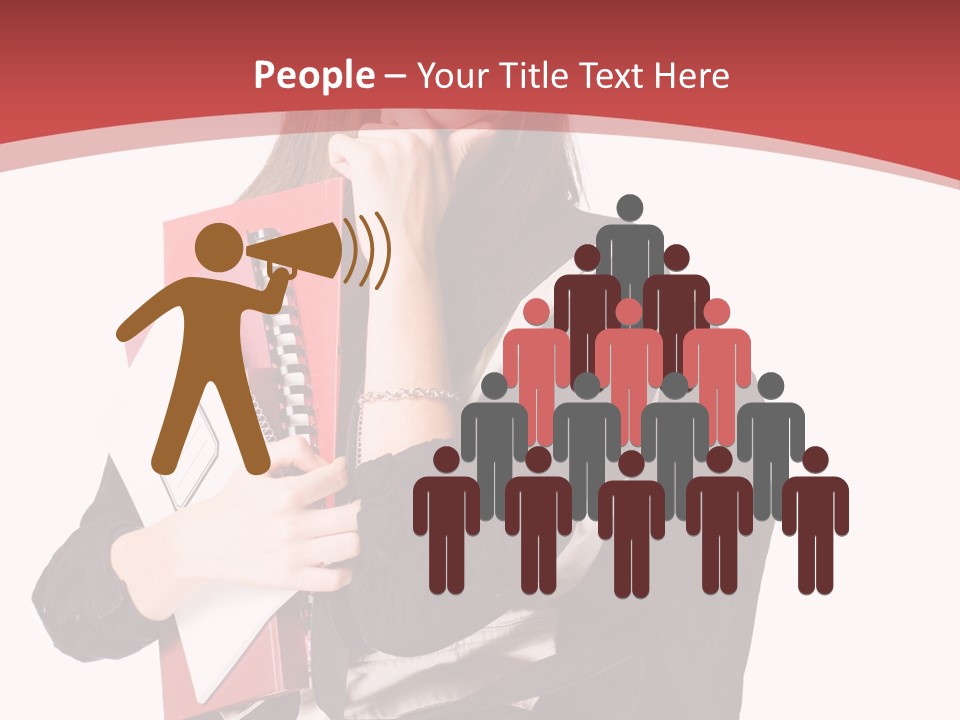 Female Young Beautiful PowerPoint Template