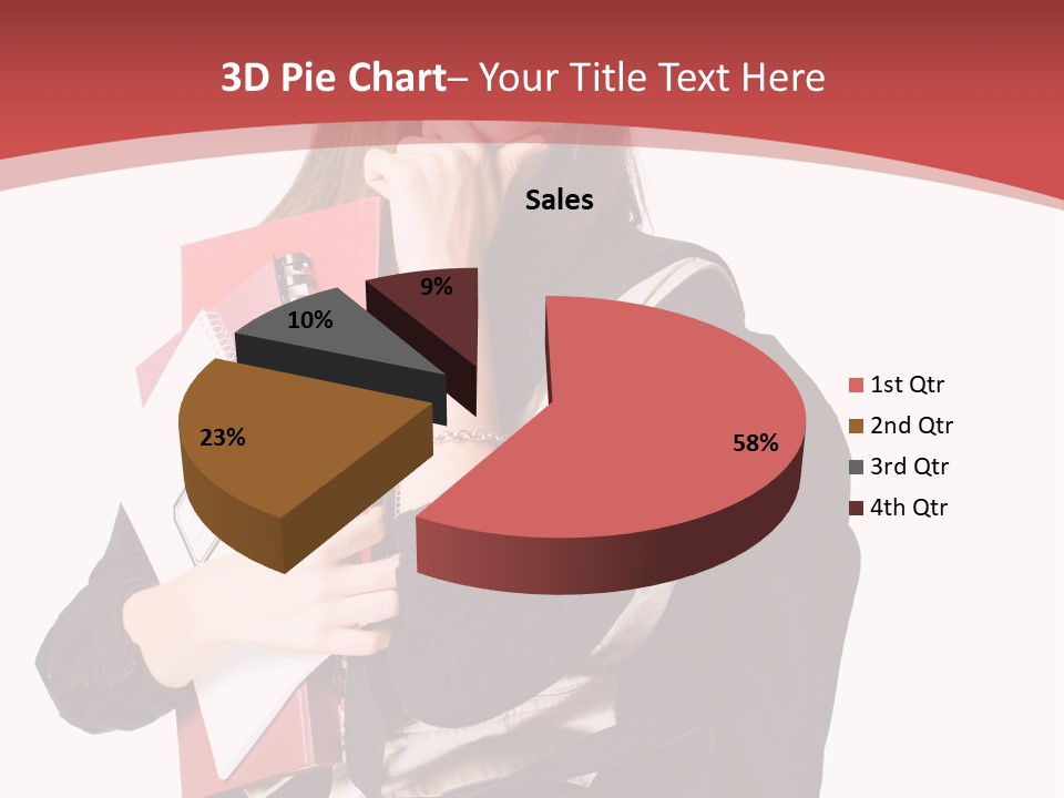 Female Young Beautiful PowerPoint Template