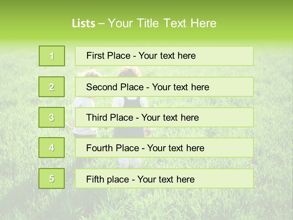 Going Ecology Meadow PowerPoint Template