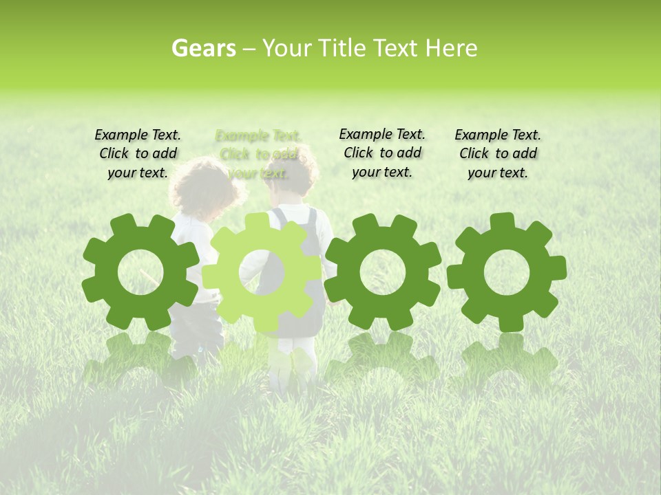 Going Ecology Meadow PowerPoint Template