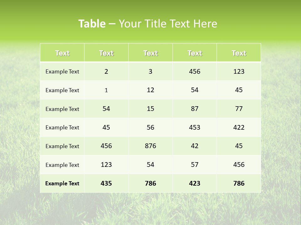 Going Ecology Meadow PowerPoint Template