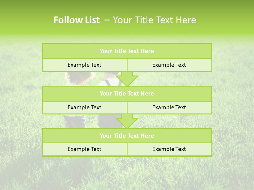Going Ecology Meadow PowerPoint Template