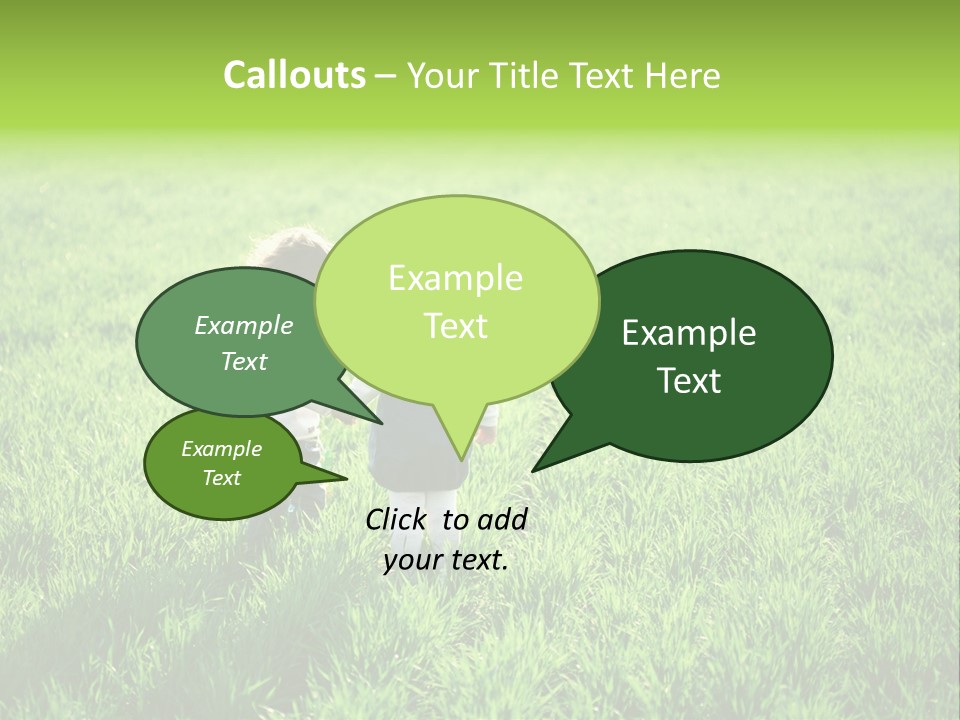 Going Ecology Meadow PowerPoint Template