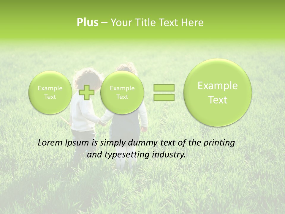 Going Ecology Meadow PowerPoint Template