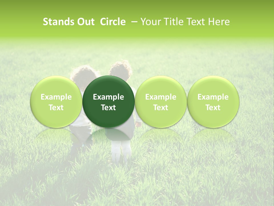 Going Ecology Meadow PowerPoint Template
