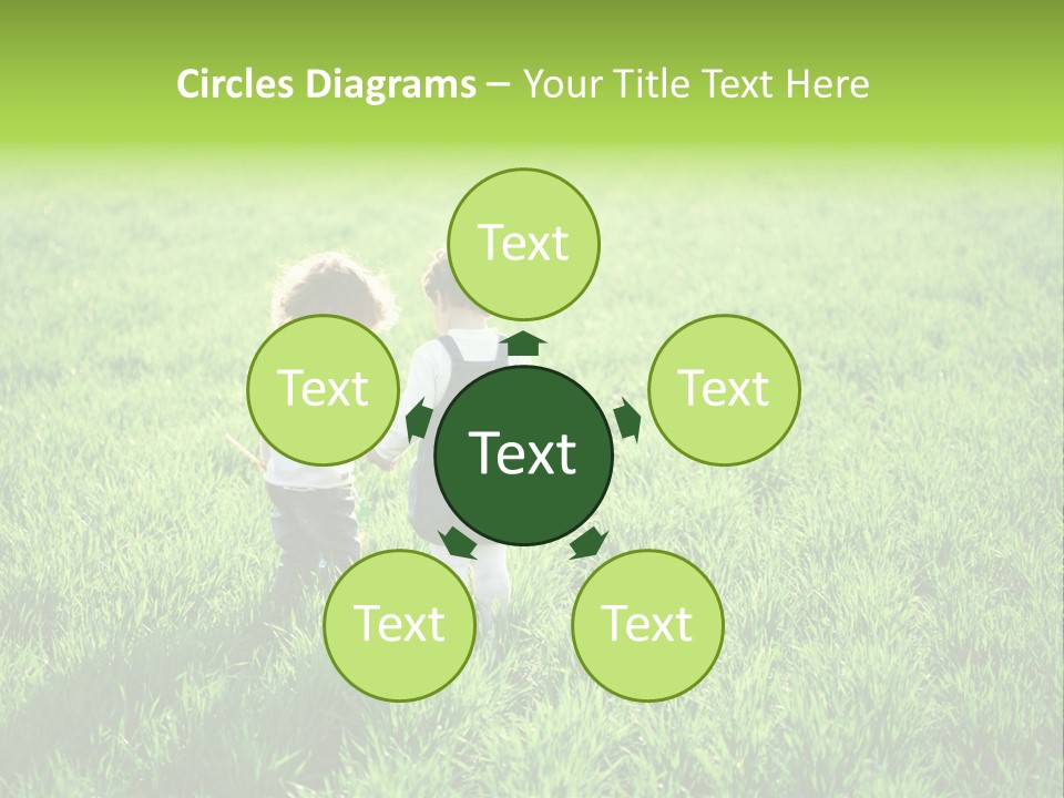 Going Ecology Meadow PowerPoint Template