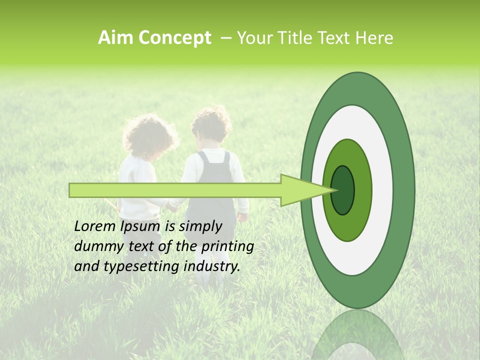 Going Ecology Meadow PowerPoint Template