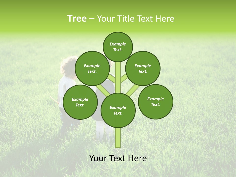 Going Ecology Meadow PowerPoint Template