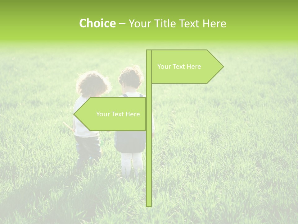 Going Ecology Meadow PowerPoint Template