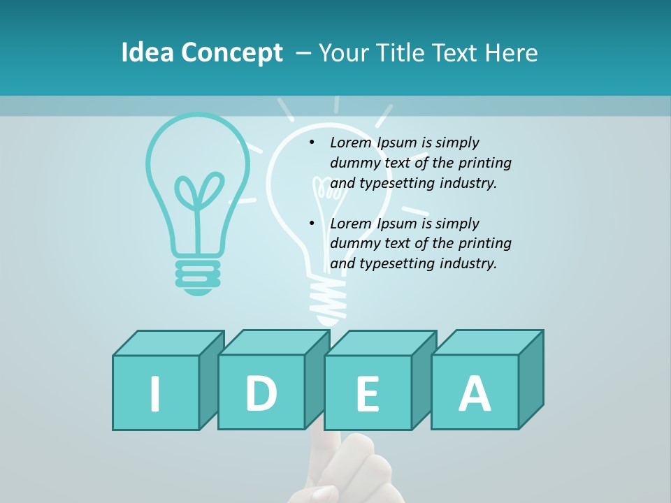 Electricity Electrical Think PowerPoint Template