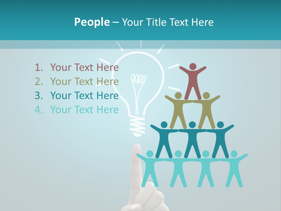 Electricity Electrical Think PowerPoint Template