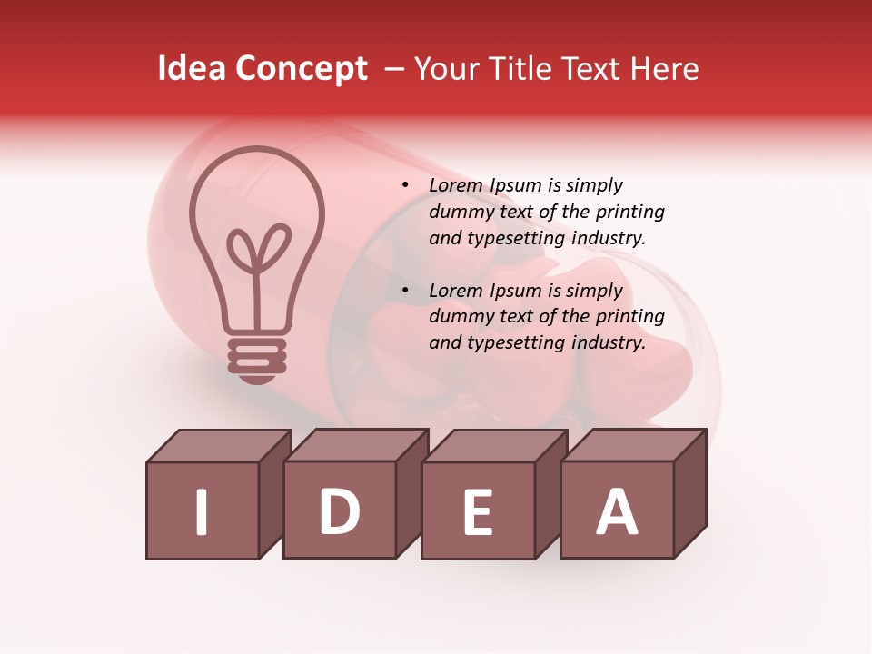 Reflection Transparent Surrealism PowerPoint Template